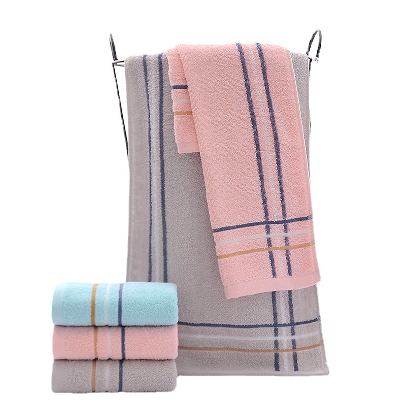 Toalhas de rosto de algodão absorvente macias para casal_voghion.com