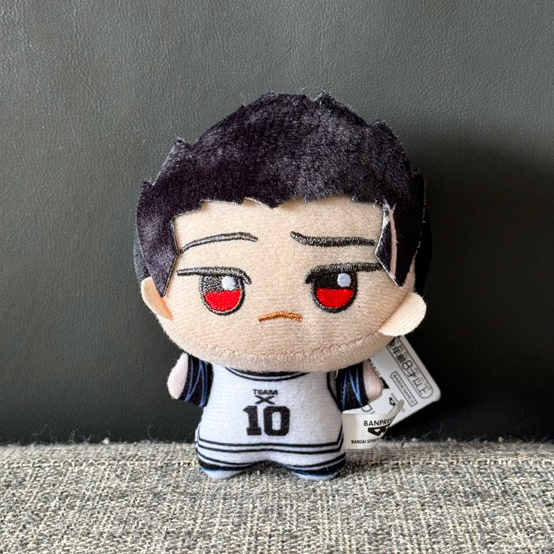 日本の青い刑務所ぬいぐるみペンダントサッカーリーグフォワード人形かわいいヌヌバージョン人形漫画バッグペンダント|undefined