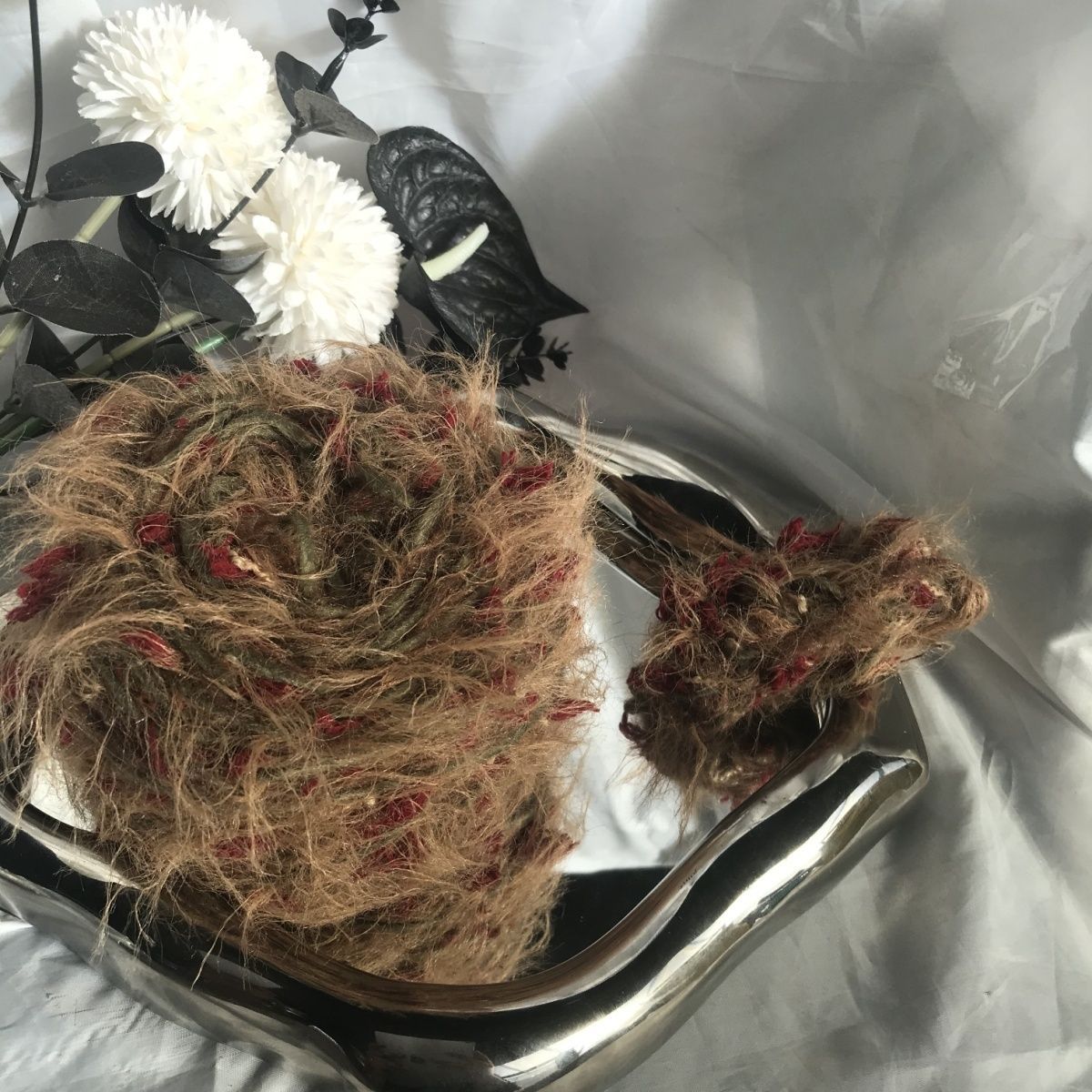 无人区玫瑰|diy新款手编特色长毛网红手混线毛线团海马毛编织其他