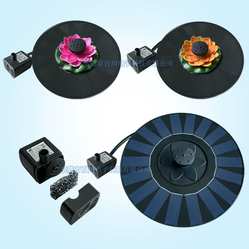 Поставка электронной коммерции с батареей солнечной спрей подвеска открытый бассейн Waterscape воды плавающий фонтан