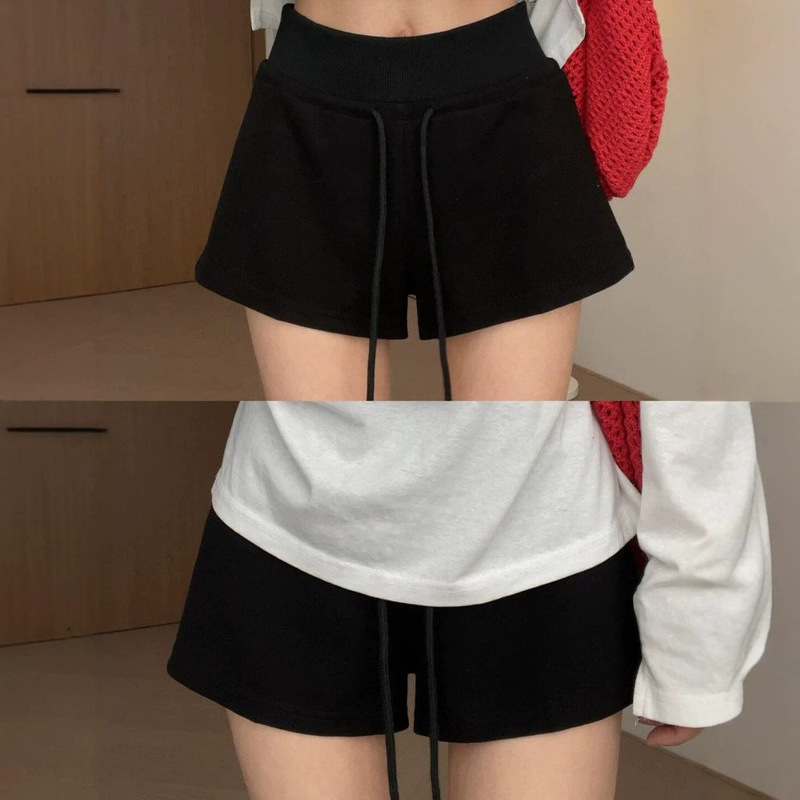Black Sports Shorts for Women, Summer 2026 New Style, Slimming Cycling A-Line Hip-Hugging Tight Casual Hot Girl Yoga Pants Black Sports Shorts for Women, Summer 2026 New Style, Slimming Cycling A-Line Hip-Hugging Tight Casual Hot Girl Yoga Pants