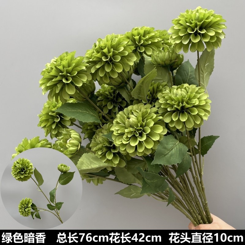 Nueva boda simulación de flores verdes flores de techo flores de boda flores de diseño de flores falsas flores de hojas verdes