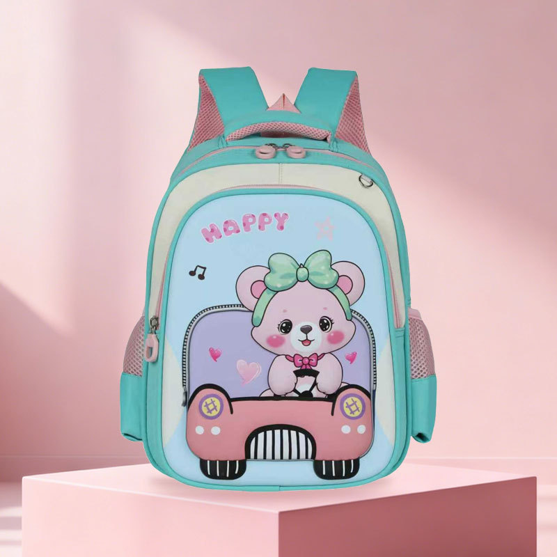 Jardín de infantes mochila para niños y niñas nueva encantadora princesa de dibujos animados mochila de hombro mochila ligera bolsas de bocadillos