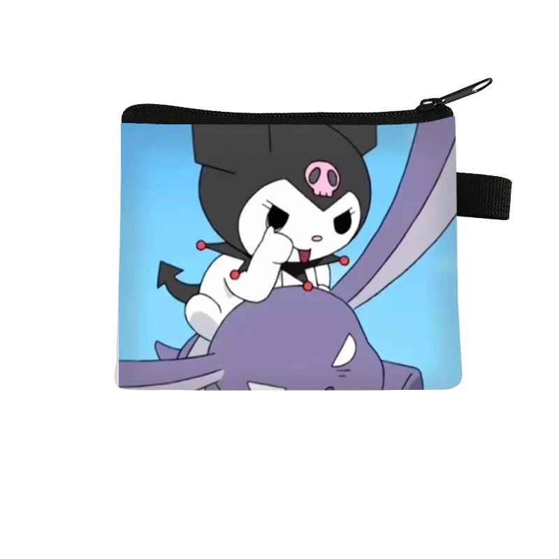 2023 nuevo bolso de cambio de dibujos animados para niños Kulomi bolso de tarjetas de chicas bolso de auriculares portátiles con cremallera al por mayor