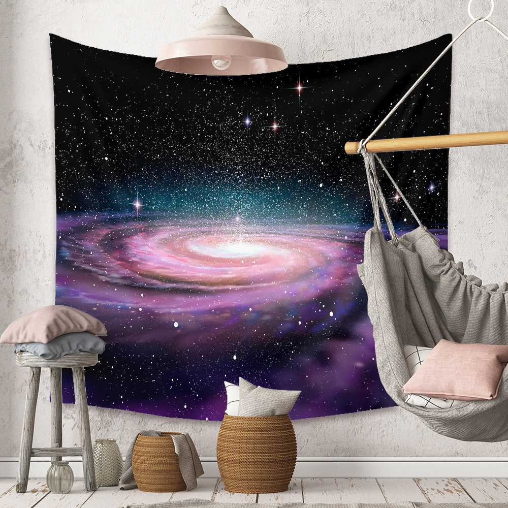 Fashion Universe Painting Wall Decoration Cloth Tapestry Wholesale Nihaojewelry display picture 118