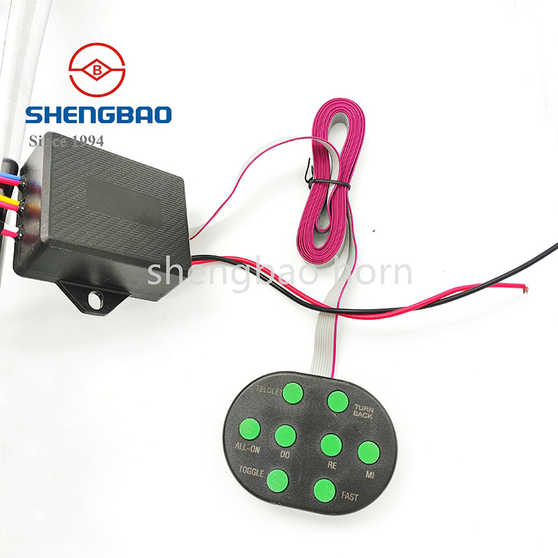 Tres tubos baby shark música ultrasonida camión altavoz eléctrico coche camión altavoz de altavoz de aire