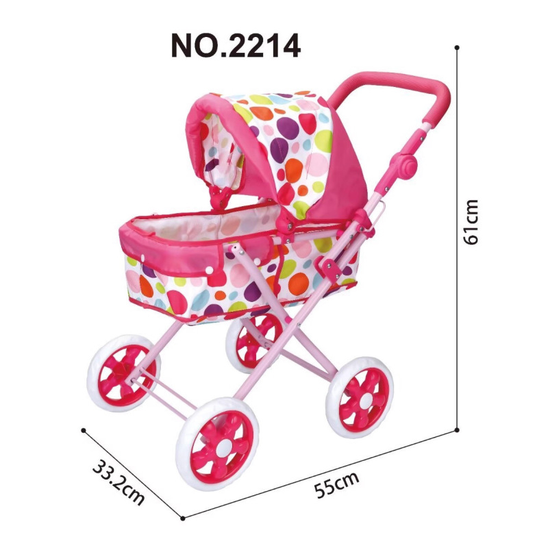 Cross-Border Simulation Baby Stroller European and American Classic Best-Selling Style Play House Doll Doll Stroller Children's Toys