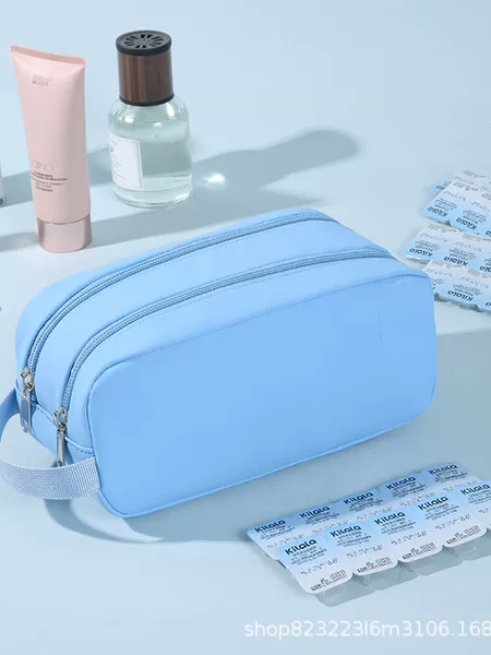Guangzhou Factory Wholesale Waterproof Cosmetic Bag, Makeup Storage 2-Piece Set, Lipstick and Perfume Storage Bag, Contact Lens Storage