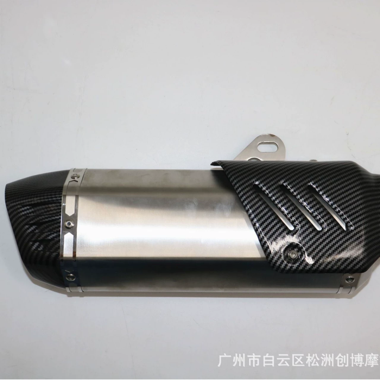 Выхлопная труба для мотоцикла S8 прямоугольная, большая, шестиугольная, с крышкой, тюнингованная, высокопроизводительная, прямые поставки с завода