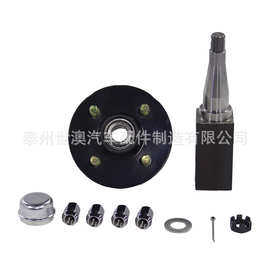 4孔3500磅轮毂轴头轮毂单元拖车轴头房车拖车哈巴头轴价优140AFSS