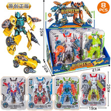 包邮新款儿童变形机甲机器人模型机构玩具套装批发东南亚外贸边贸