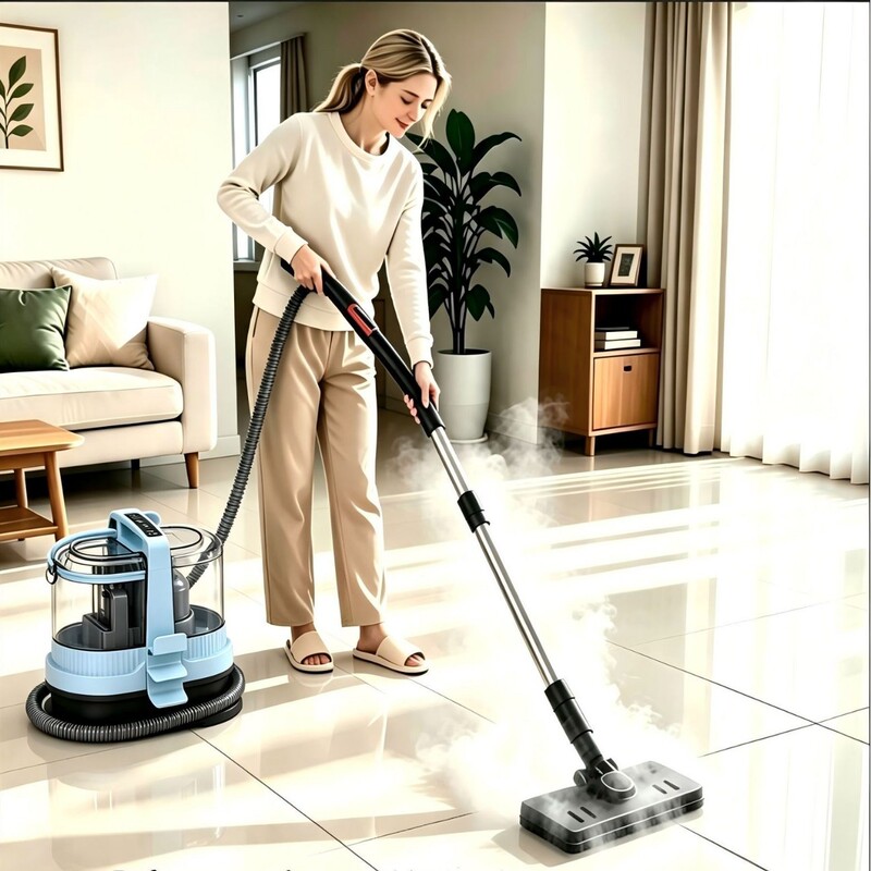 Cross-border steam fabric cleaning machine for carpets, curtains, and sofas, rapid mite removal and sterilization cleaning machine, multifunctional cleaning machine
