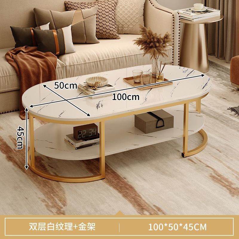 Mesa de té sala de estar mesa de té doméstica alquiler de casa sofá simple moderna y lujosa nueva pequeña mesa de casa pequeña