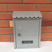 别墅家用挂墙邮箱怀旧复古家门口带锁信报箱欧式庭园室外防雨邮筒