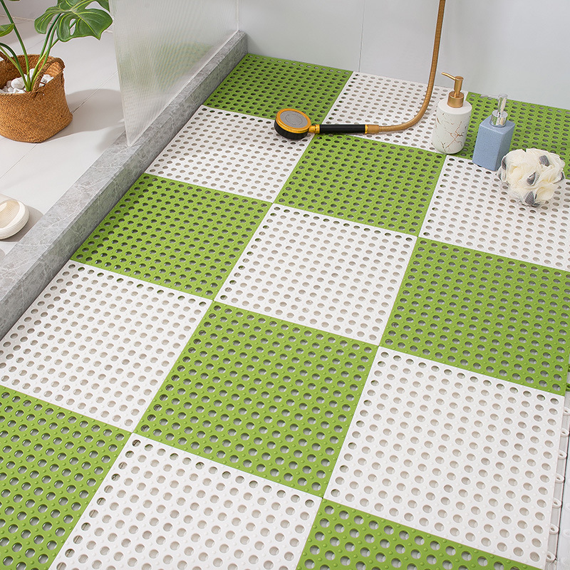 Espesado baño antideslizante Mat empalme piso Mat hogar cuarto de baño aseo ducha baño piso impermeable a prueba de agua