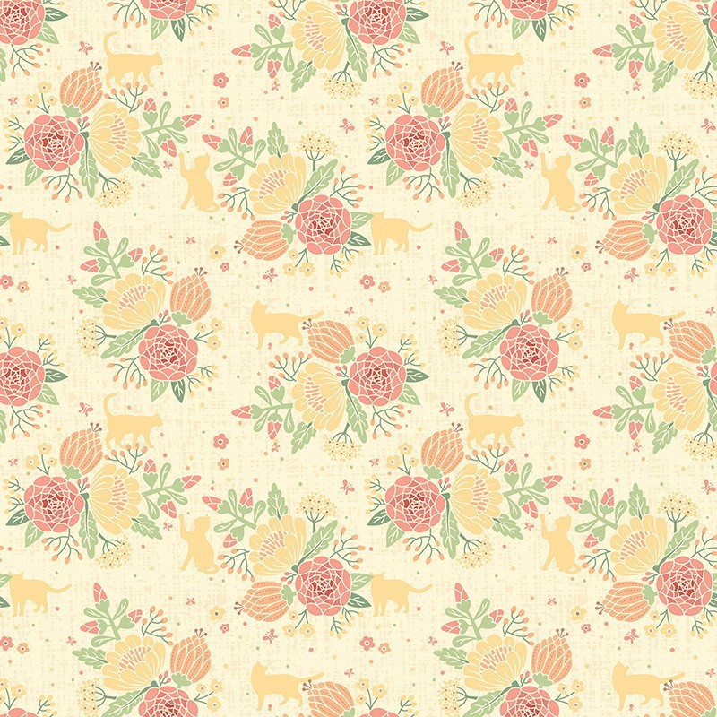 Jinhao tela de bordado material DIY tela de tela de tela de algodón para el hogar tela floral prenda impresión de tela