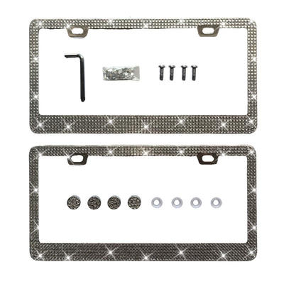 License Plate Frame, American License Plate — License plate holder/license plate holder - ab-color-double-piece