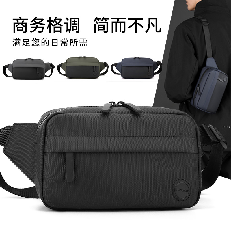 Bolso de pecho de moda, bolso para teléfonos móviles, bolso de hombro, bolso de hombro inclinado para hombres, 2025, nuevo bolso de pecho, bolso de hombro, bolso de hombro inclinado para hombres