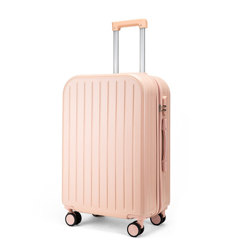 Lighthearted Multifunctional Suitcase for Women Students, Password Travel Case for Men, 4-Wheel Spinner Luggage, Durable and Strong