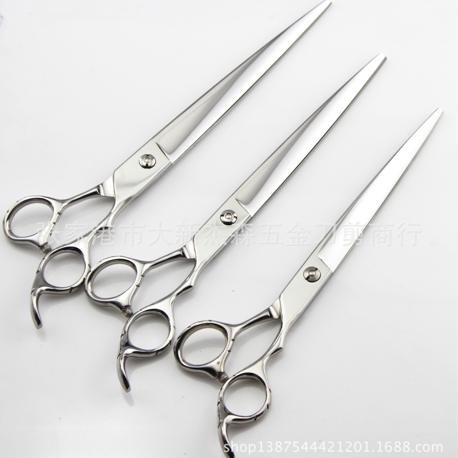 440C 高档宠物美容剪 直剪