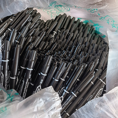 Small double-ended marker black hook line pen art special hook pen thick and thin two-ended water-based pen quick-drying