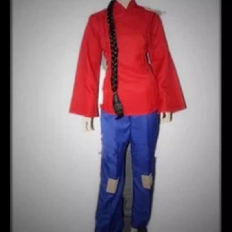 New Traditional Costume for Elderly Men, Commoner Attire, Yang Bailao Performance Costume, Grandfather Poor Farmer Performance Clothing