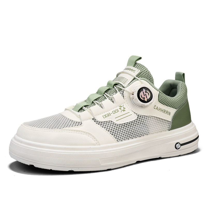 Zapatos de malla para hombre Primavera y verano 2025 nuevas zapatillas de deporte para estudiantes zapatos blancos casuales para hombres zapatos deportivos transpirables para hombres