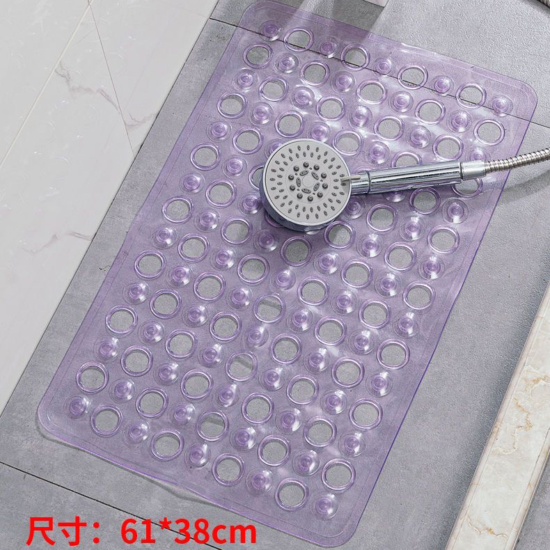 Alfombra antideslizante ultrafina para baño, gran agujero redondo, segura para puerta, hotel y hogar