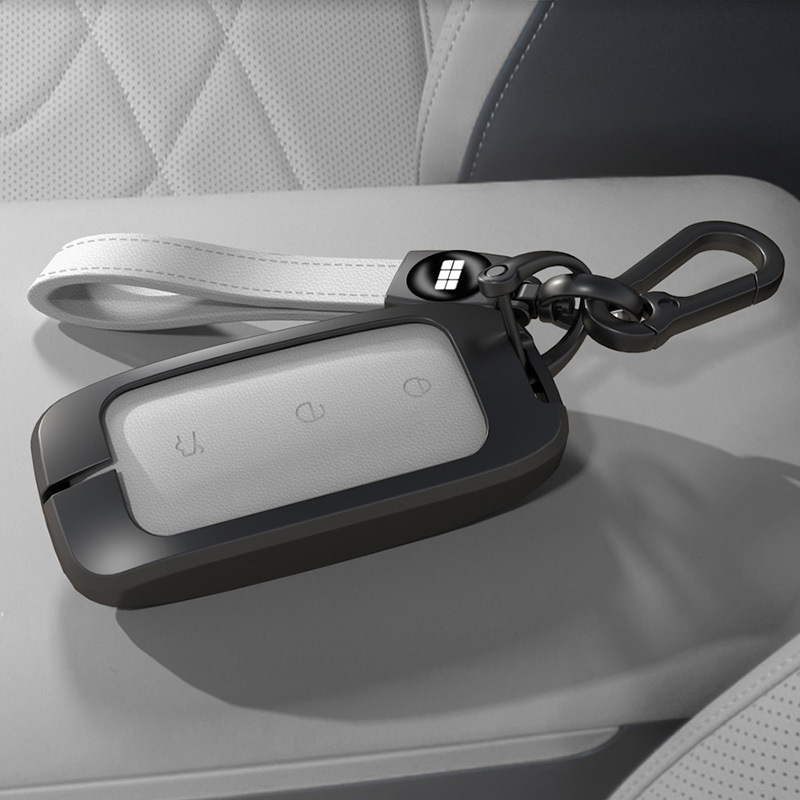 모델 E - 오리지널 카 컬러 [스카이리스 화이트] 블랙 메탈 쉘 + 동색 더블 버클