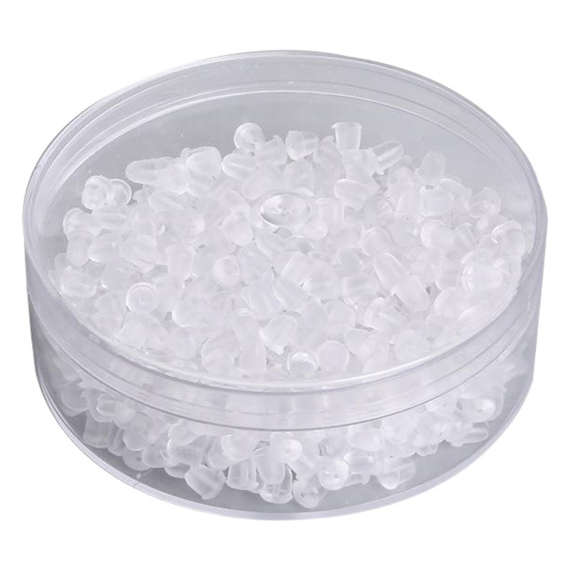 DIY tapón de oreja de silicona multi-estilo bala tapón de oreja plástico transparente tapón de oído pendientes accesorios material de Venta caliente ventas directas