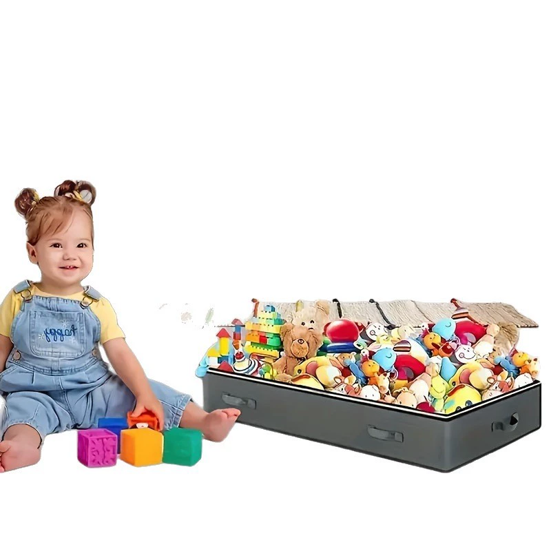 1 piece foldable under bed storage bag, clothes and blanket organizer, space saving home design