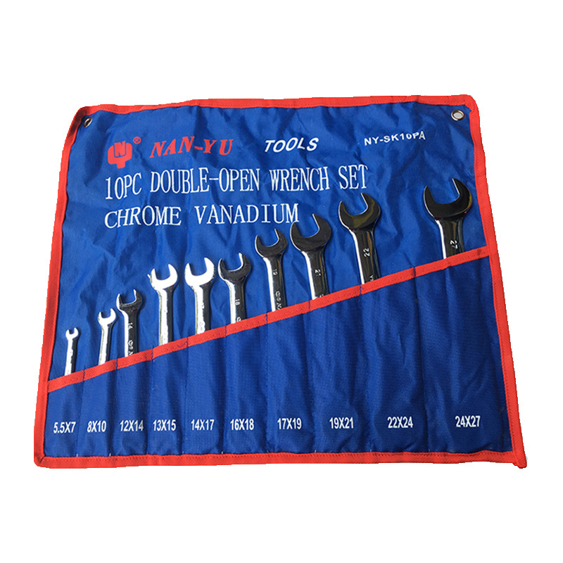 Wrench, set, European style, mirror effect