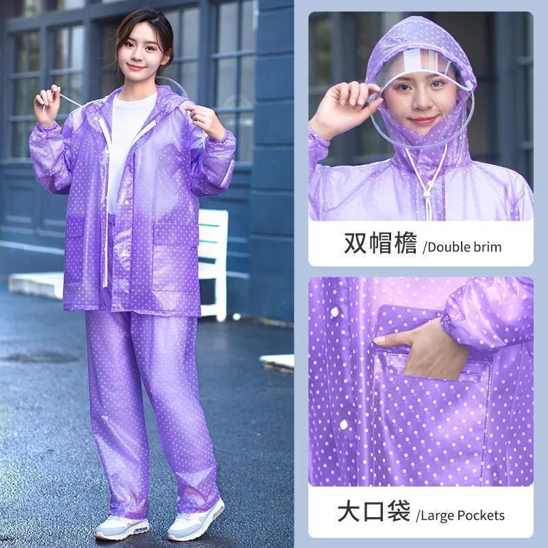 Raincoat Rain Pants suit Rainstorm-proof Whole-body Wind and Rain-proof Split Outdoor Riding Site Work Raincoat Raincoat Rain Pants suit Rainstorm-proof Whole-body Wind and Rain-proof Split Outdoor Riding Site Work Raincoat
