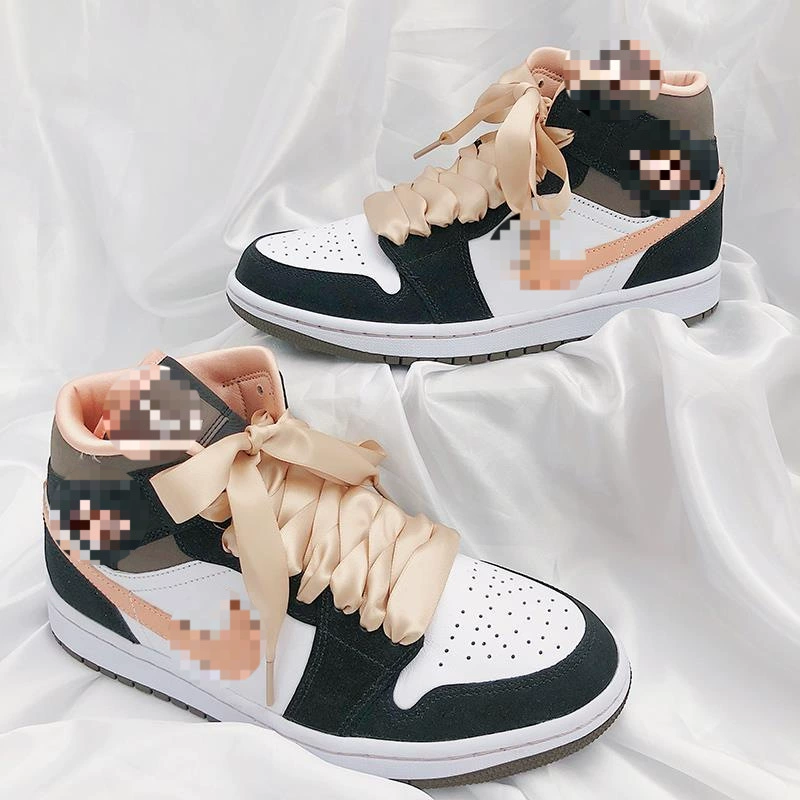 宝婕 Air Jordan 1, Nike Air Force 1, настоящие шнурки