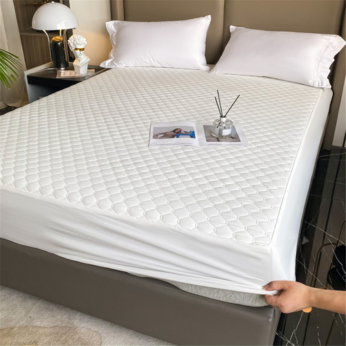 Special Class A quilted bed sheet for star hotels, single piece thickened bed cover, fully surrounded mattress protector, dust cover