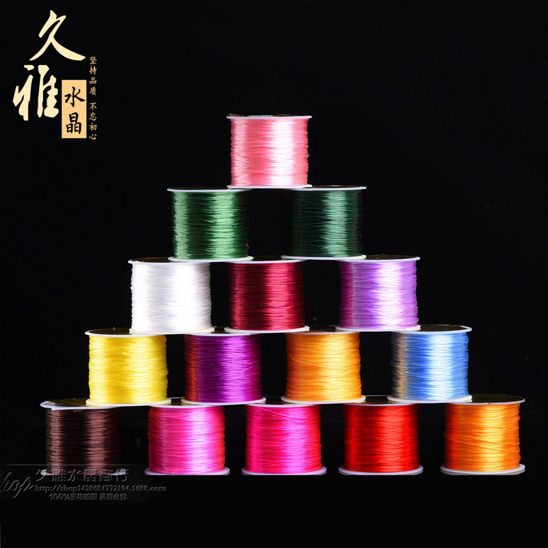 Jiuya Crystal Bracelet Threadstring Stellized Line Crystal Line Beading Line Large Roll 50 m DIY Handmade Accessories Jiuya Crystal Bracelet Threadstring Stellized Line Crystal Line Beading Line Large Roll 50 m DIY Handmade Accessories