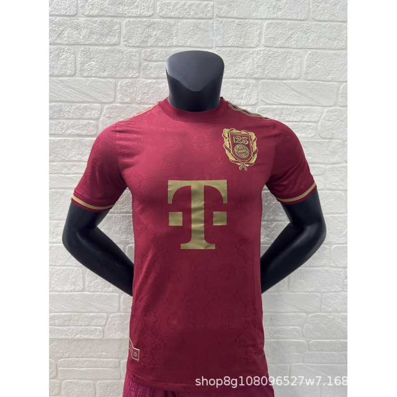 2526 プレーヤーズエディション 半袖サッカーユニフォーム 125周年記念 ジョイント バルセロナ レアルマドリード ACクラブ プレーヤージャージ|undefined