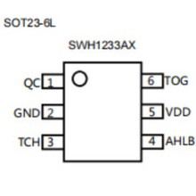SWH1233AX ��������IC ��ͨ��Touch���ݴ���ICоƬ SOT23-6��װ