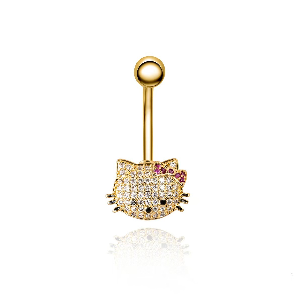 Pointed titanium steel lip stud product view