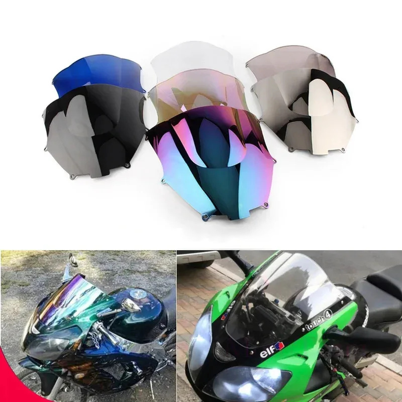 Suitable for Kawasaki Zx9R 2000-2005 Motorcycle Modified Front Windshield Front Windshield