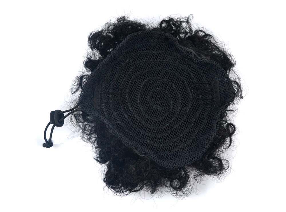 Afro Curly Pony tail Clip in Hair Bun Lorota pelusa pelucita brote de pelo