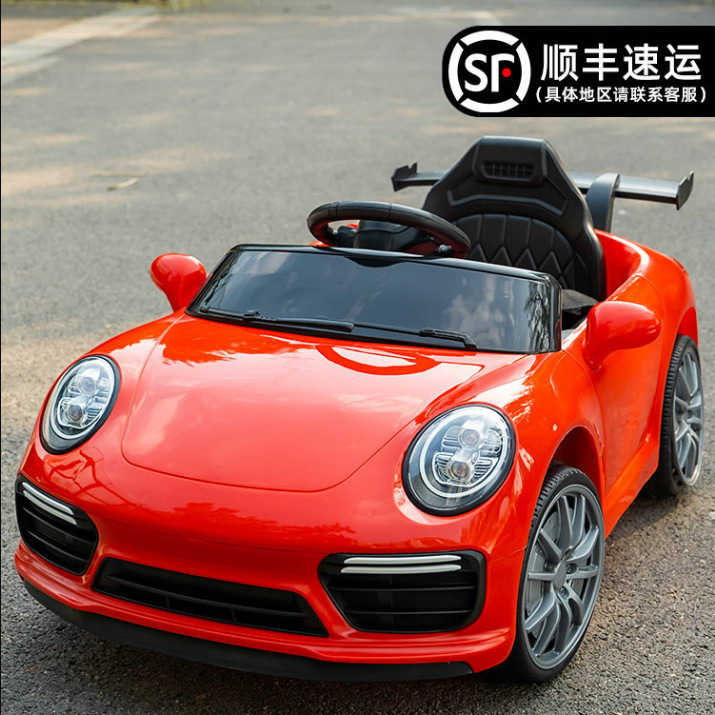 Coche eléctrico para niños Coche de control remoto de cuatro ruedas para hombres y mujeres Auto-conducción Internet celebridad carga columpio tracción en las cuatro ruedas solo coche de juguete