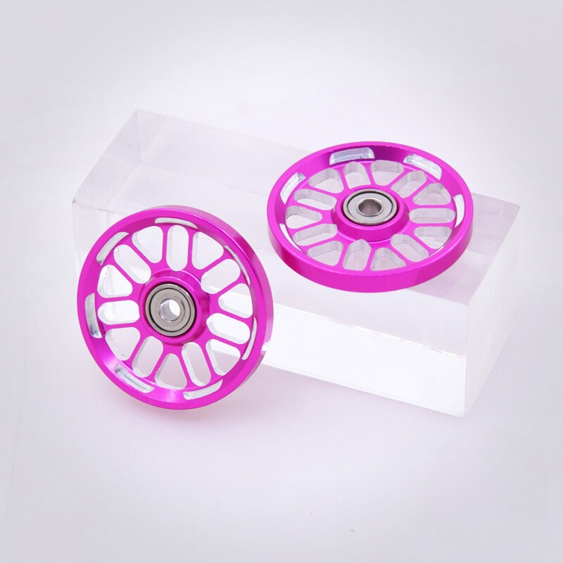 Homemade Tamiya Four-Wheel Drive Modification Accessories 19mm Cut Out Guide Wheel Aluminum Alloy Guide Wheel