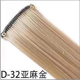 Pelucas de cabello de dama, pieza de seda a alta temperatura