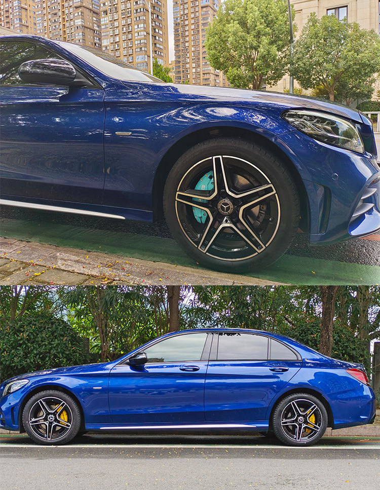 Suitable for Mercedes-Benz A-Class brake caliper cover modification for C-Class, E-Class, aluminum alloy GLA, GLB, GLC, specifically for E260, E300
