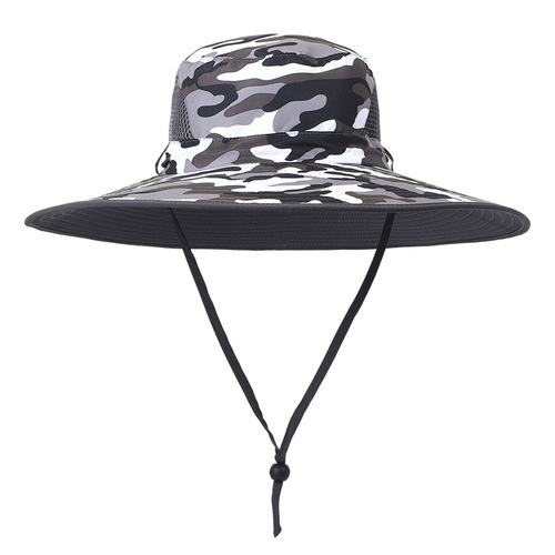 Over-ear fishing hat for men with a circumference of over 60cm, summer fishing and mountain climbing sun hat for big faces and large heads, sun protection hat