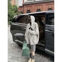 3790# superniniyy 素颜卫衣 好穿的高克重复合拉链连帽卫衣外套