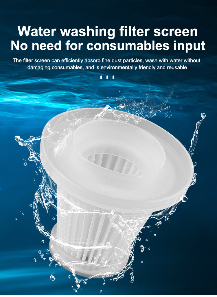 Cross-border car vacuum cleaner suction and blowing integrated dual-use wireless super suction handheld high-power rechargeable dust blower