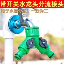 水龙头接头一分二接洗衣机龙头洗车水管浇水分流器洗衣机灌溉工具