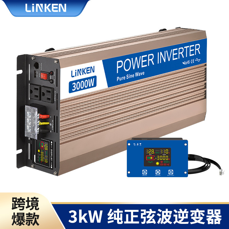 3Kw Inverter Solar with Air Conditioner 12V24V48V Display Pure Sine Wave Inverter Factory Direct Sale